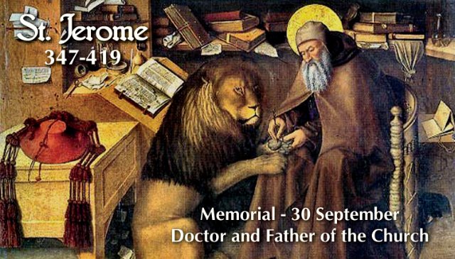 St. Jerome Prayer Card